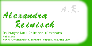 alexandra reinisch business card